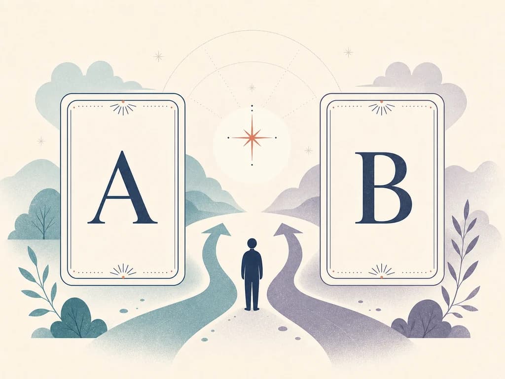 A/B 선택